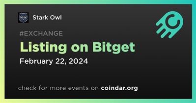 Stark Owl to Be Listed on Bitget on February 22nd