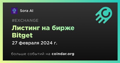 Bitget проведет листинг Sora AI 27 февраля