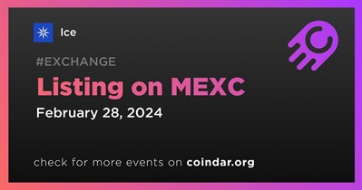Ice to Be Listed on MEXC on February 28th
