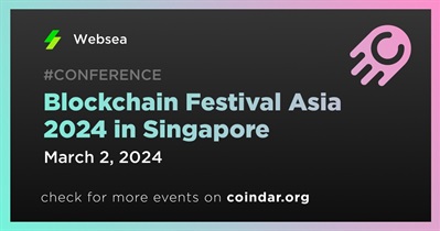 Websea to Participate in Blockchain Festival Asia 2024 in Singapore on March 2nd