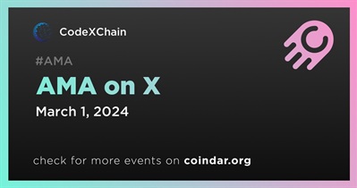 CodeXChain to Hold AMA on X on March 1st