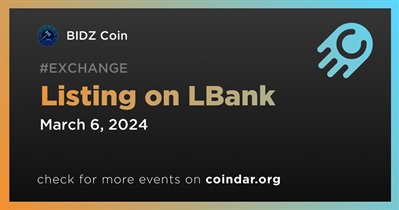 BIDZ Coin to Be Listed on LBank on March 6th