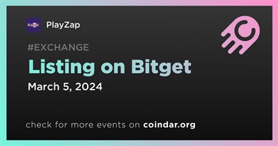 PlayZap to Be Listed on Bitget on March 5th