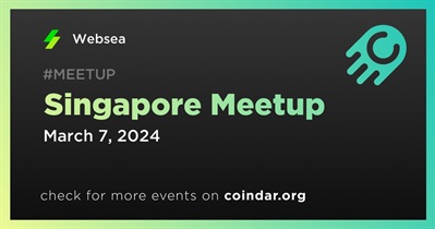 Websea to Host Meetup in Singapore on March 7th
