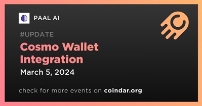 PAAL AI to Be Integrated With Cosmo Wallet