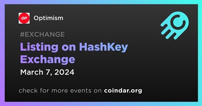 Optimism to Be Listed on HashKey Exchange on March 7th
