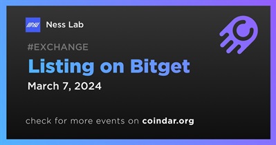 Ness Lab to Be Listed on Bitget on March 7th