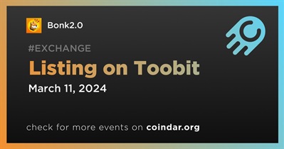 Bonk2.0 to Be Listed on Toobit on March 11th