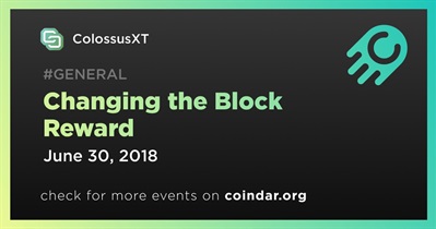 Blok Ödülünü Değiştirme