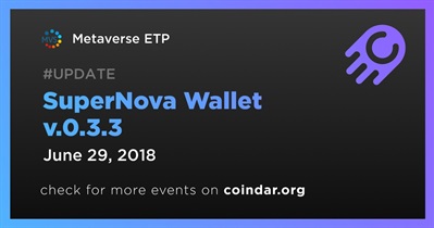 SuperNova Wallet v.0.3.3