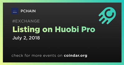 Listando em Huobi Pro