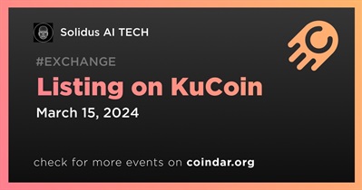Solidus AI TECH to Be Listed on KuCoin on March 15th