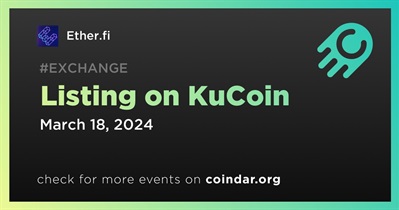 Ether.fi to Be Listed on KuCoin on March 18th