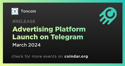 Toncoin Announces Advertising Platform Launch on Telegram in March