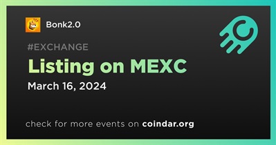 Bonk2.0 to Be Listed on MEXC on March 16th