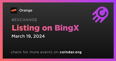 Orange to Be Listed on BingX on March 19th