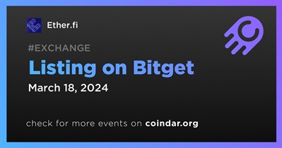 Ether.fi to Be Listed on Bitget