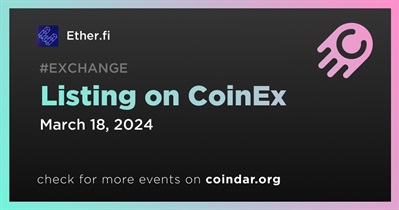 Ether.fi to Be Listed on CoinEx
