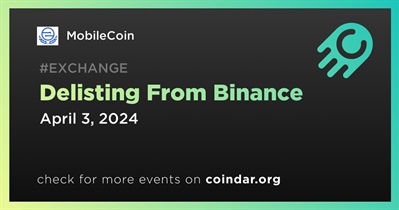MobileCoin to Be Delisted From Binance on April 3rd