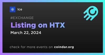 Ice to Be Listed on HTX on March 22nd