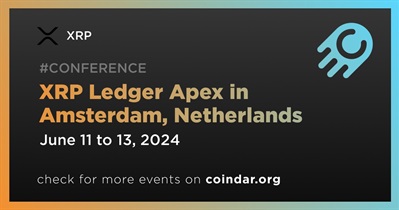 XRP to Participate in XRP Ledger Apex in Amsterdam on June 11th