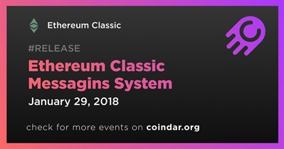 Ethereum Classic Messagins System