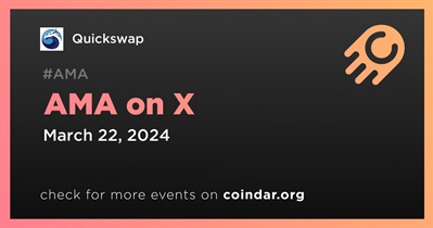 Quickswap to Hold AMA on X on March 22nd