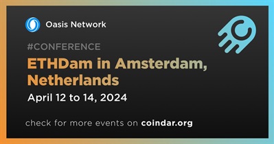 Oasis Network to Participate in ETHDam in Amsterdam on April 12th
