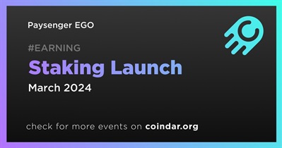 Paysenger EGO to Launch Staking in March