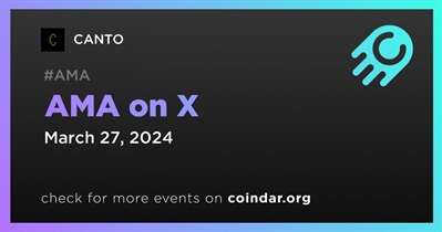 CANTO to Hold AMA on X on March 27th