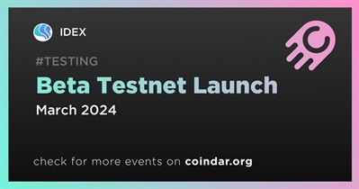 IDEX to Launch Beta Testnet in March