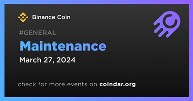 Binance Coin to Conduct Scheduled Maintenance on March 27th