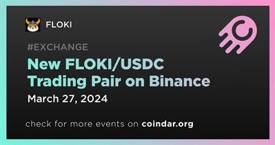 FLOKI/USDC Trading Pair to Be Added to Binance