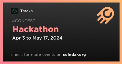 Taraxa to Hold Hackathon on April 3rd
