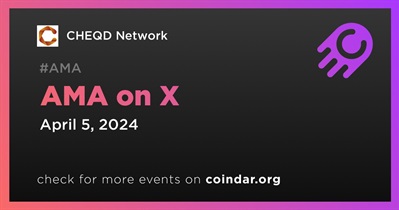 CHEQD Network to Hold AMA on X on April 5th