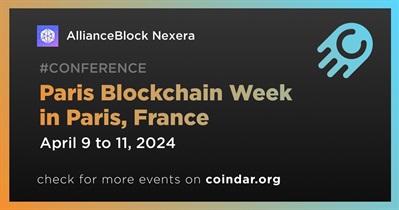 AllianceBlock Nexera to Participate in Paris Blockchain Week in Paris on April 9th