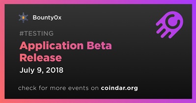 Application Beta Release