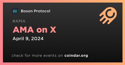 Boson Protocol to Hold AMA on X on April 9th