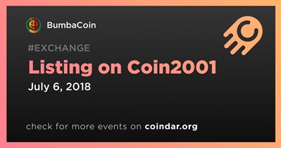 Listing on Coin2001