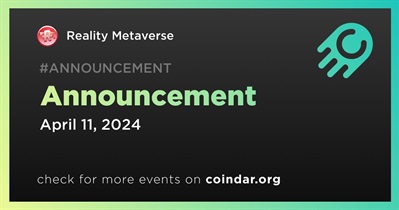 Reality Metaverse to Make Announcement on April 11th
