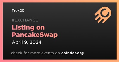 Trex20 to Be Listed on PancakeSwap