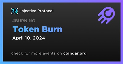 Injective Protocol to Hold Token Burn on April 10th
