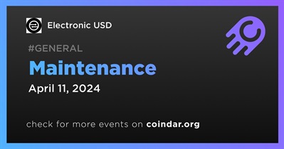 Electronic USD to Conduct Scheduled Maintenance on April 11th