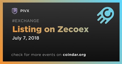 Listing on Zecoex