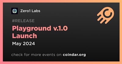 Zero1 Labs to Release Playground v.1.0 in May