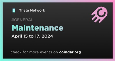 Theta Network to Conduct Scheduled Maintenance on April 15th