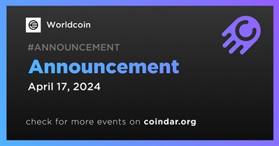 Worldcoin to Make Announcement on April 17th