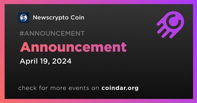 Newscrypto Coin to Make Announcement on April 19th