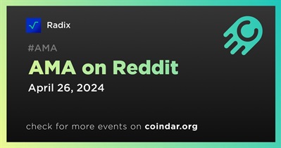 Radix to Hold AMA on Reddit on April 26th