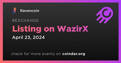 Ravencoin to Be Listed on WazirX
